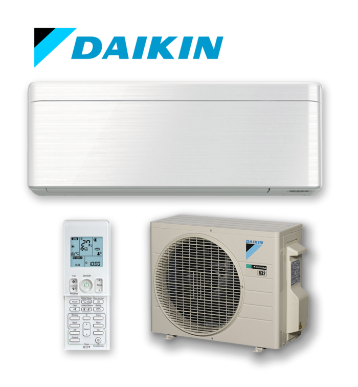 DAIKIN Zena (White Hairline) 3.5kW Reverse Cycle Inverter Split System FTXJ35T-W Built-In Wifi