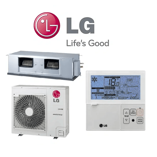 LG B42AWY-7G6 12.50 kW High Static Ducted System 1 Phase | Backlit Controller
