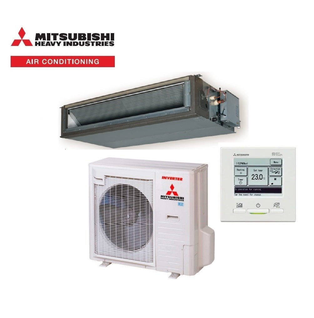 Mitsubishi Heavy Industries FDU71AVNXWVH 7.1kW Ducted System 1 Phase | RC-EXZ3A Wired Controller Included