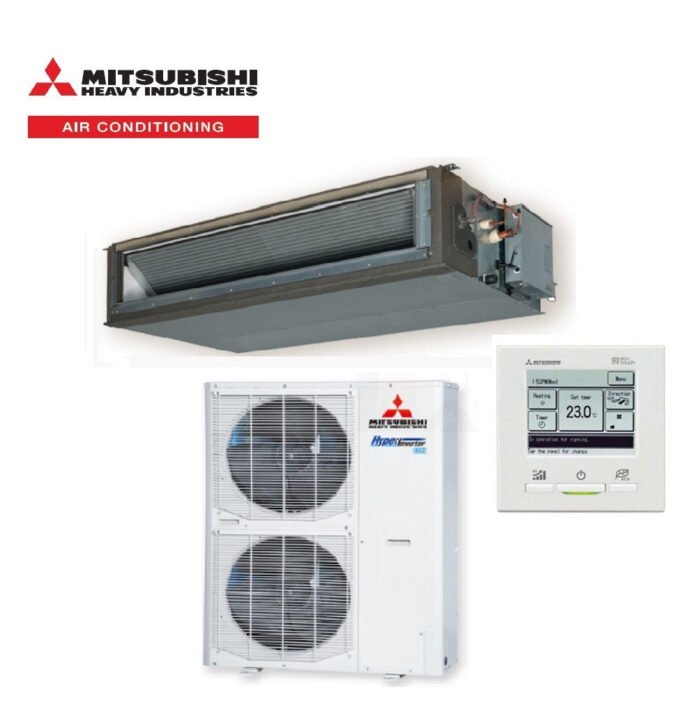 Mitsubishi Heavy Industries FDUA250AVSAWVH 23.5kW High Static Ducted System 3 Phase | RC-EXZ3A Wired Controller Included